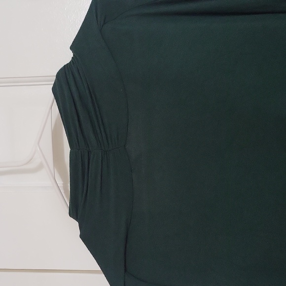 Womens Tunic forest green cardigan size medium - Picture 3 of 5